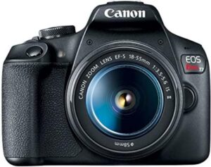 canon eos rebel t7 dslr camera with 18-55mm lens