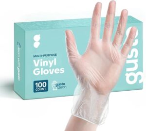 GUSTO Disposable Vinyl Gloves
